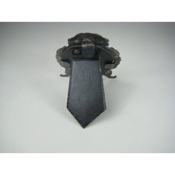 Antique Silver 800 Ornate Oval Picture Frame Blue Velvet Table Top Easel 1920s - Picture 9 of 14